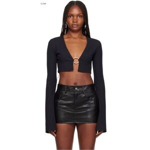 Louisa Ballou | black cardigan